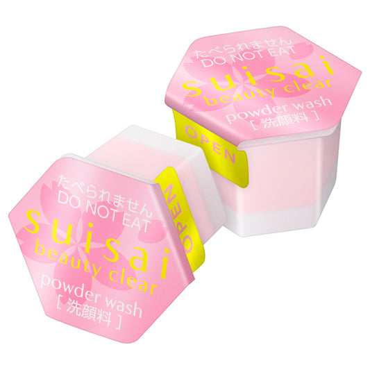 suisai Beauty Clear Powder Wash N, 0.4g x 32 pieces, Cherry Blossom & White Peach Scent