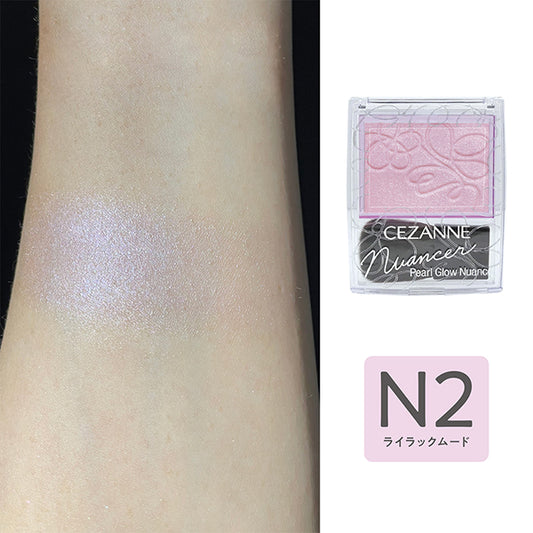 CEZANNE Pearl Glow Nuancer, N2 Lilac Mood, 2.4g