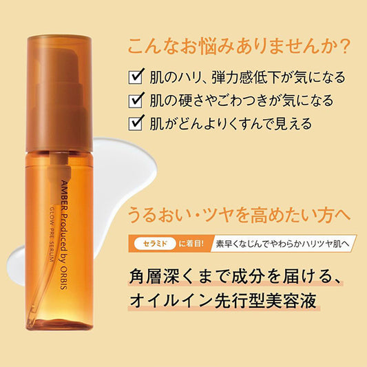 Orbis Amber Glow Pre-Serum, Refill, 28ml, Rose Floral Scent