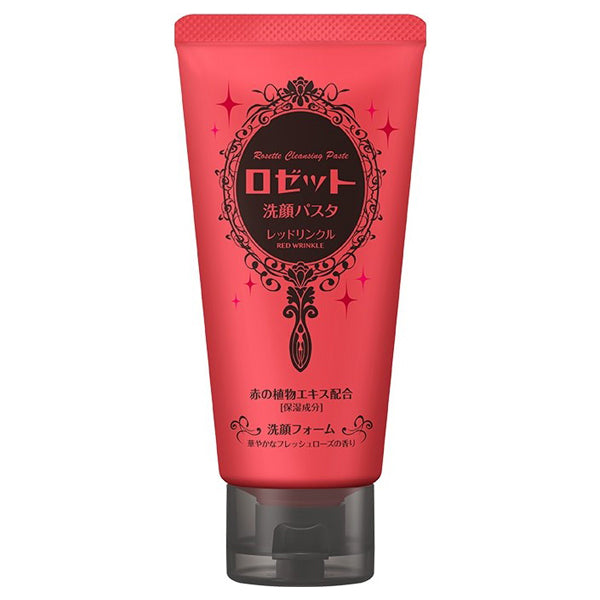 Rosette Facial Cleansing Pasta Red Wrinkle, 120g (Fresh Rose)