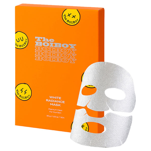TheBOIBOY White Radiance Mask, 5 Sheets