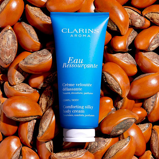 CLARINS Eau Tranquillité Comforting Silky Body Cream, 200ml (Woody Floral)