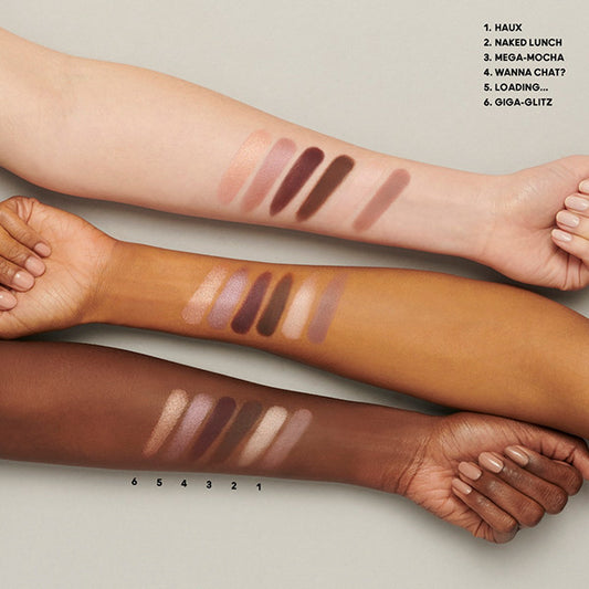 M.A.C Connect in Color Eyeshadow Palette x 6 (Embedded in Burgundy)