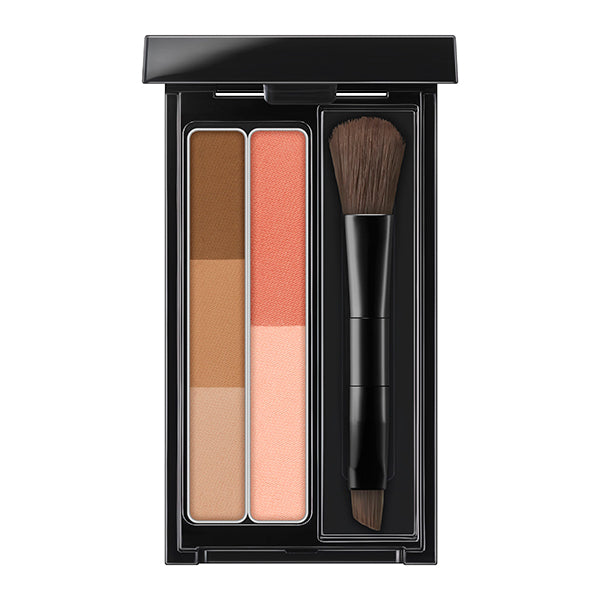Designing Eyebrow 3D (Dual Color), EX-4 Light Brown x Carrot Orange, 2.3g