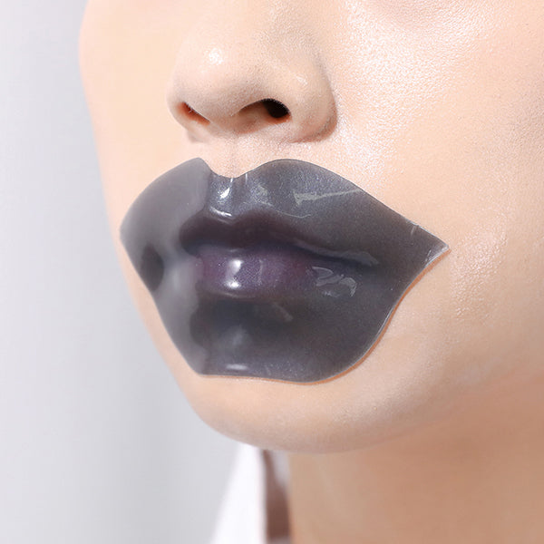 Lip Mask Black, BLACK, 3g 1 sheet, Black Cherry Scent
