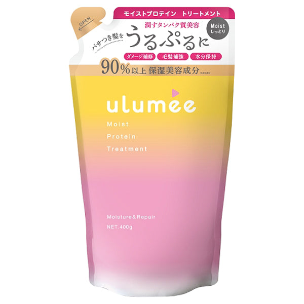 Ulumee Moist Protein Treatment Refill, 400g (Pear & Jasmine Rose)