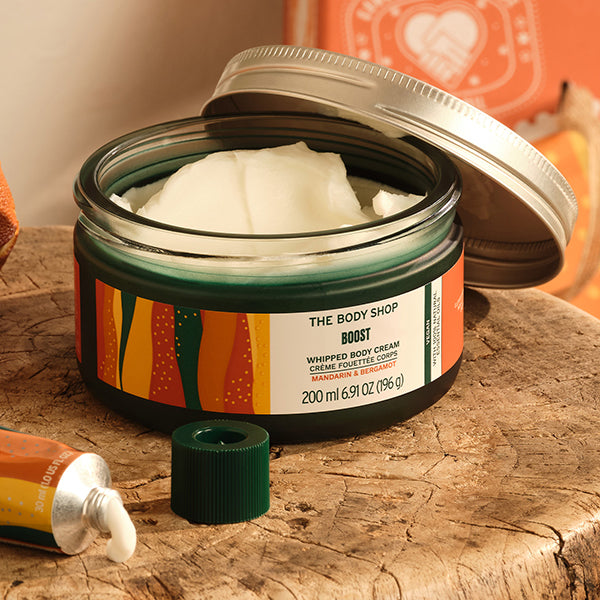 THE BODY SHOP Wellness Whipped Body Cream, 200ml (Mandarin & Bergamot)
