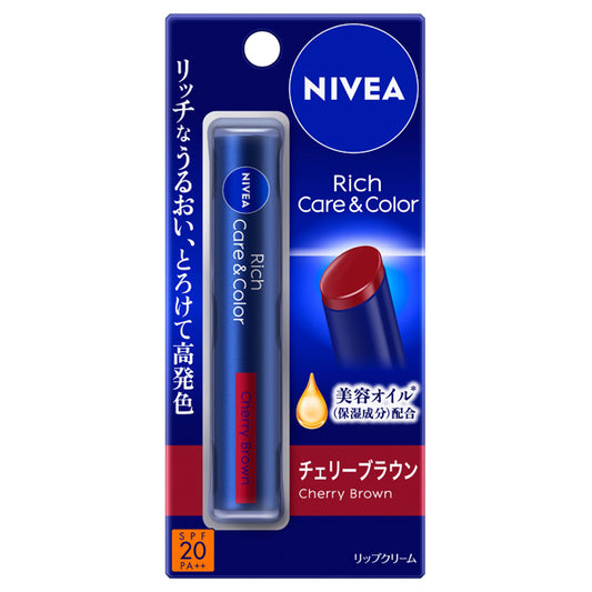 Nivea Rich Care & Color Lip SPF20 (Cherry Brown)