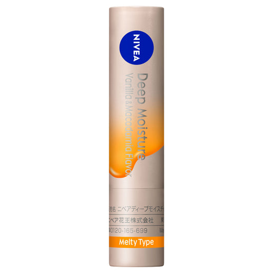 Nivea Deep Moisture Lip Melty Type SPF26 (Vanilla & Macadamia Scent)