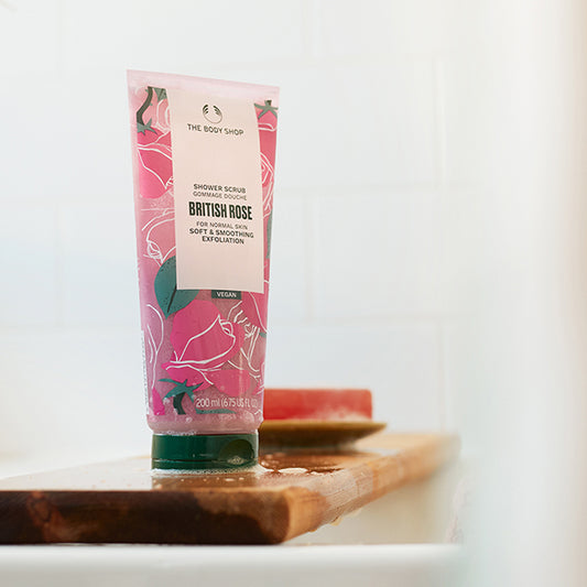 THE BODY SHOP Shower Scrub BR, 200ml (British Rose)