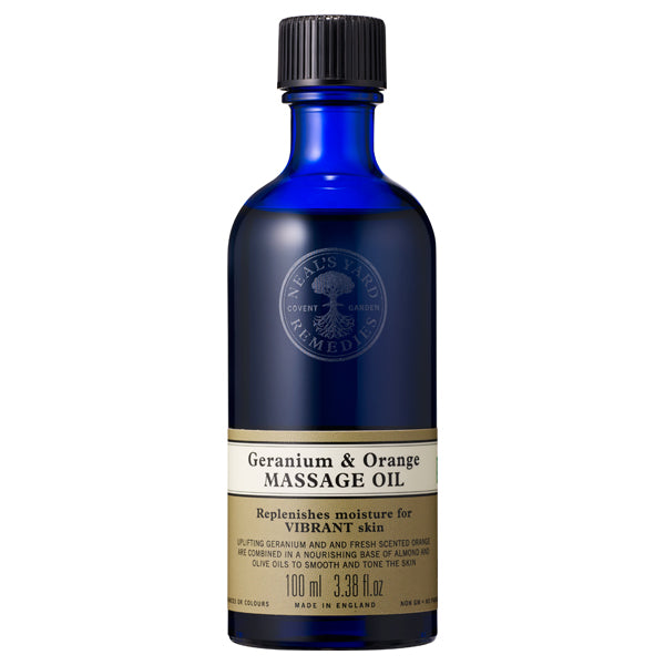 Neal’s Yard Remedies Geranium & Orange Massage Oil, 100ml