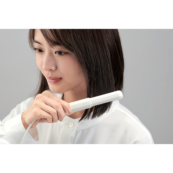 USB Hair Iron Straightener, White