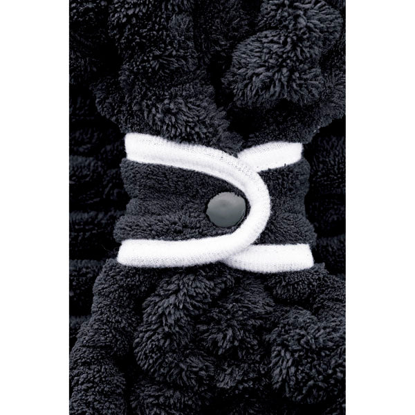 Cogit BEAULy Quick Dry Hair Turban Short (Black), 56g