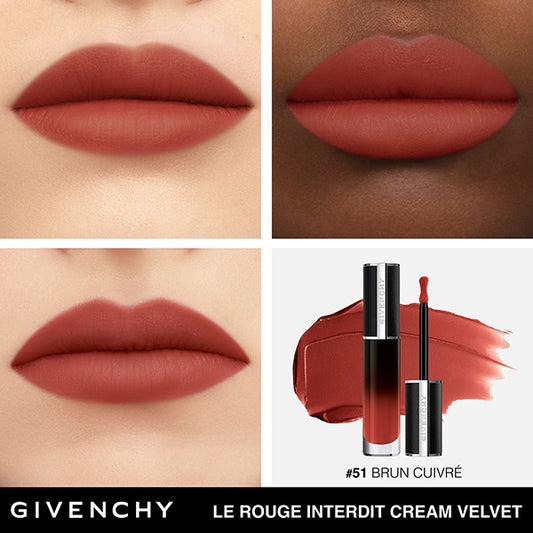 GIVENCHY Rouge Interdit Cream Velvet (No.51 Copper Brown)