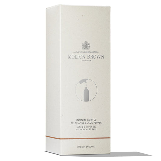 MOLTON BROWN Re-charge Black Pepper Bath & Shower Gel Infinite Bottle, 400ml