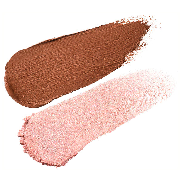 ONLY MINERALS Mineral Colors Eyeshadow Duo, 01 Conch Shell, 0.5g。1.8g