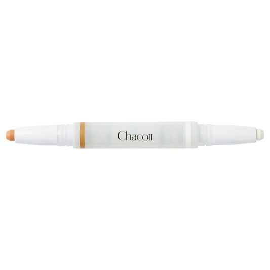 Chacott Cosmetics Double Multi Crayon (422 Porcini x Cloud Dancer)