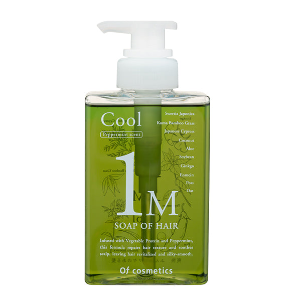 Of cosmetics Soap of Hair 1-M, 265ml (Refreshing, Peppermint)