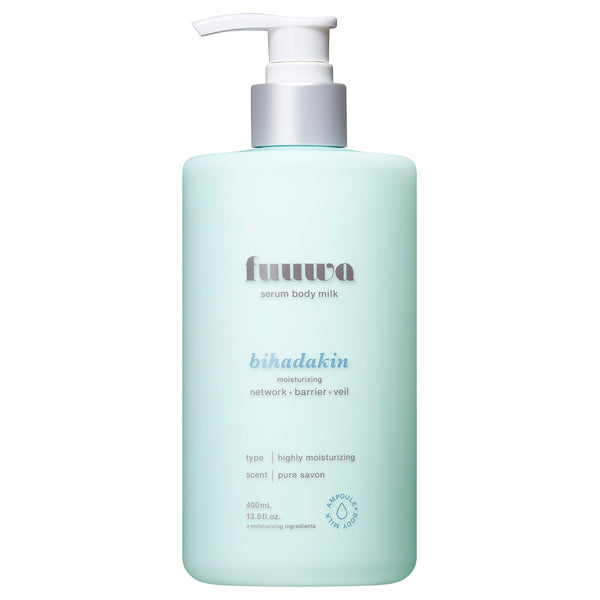 fuuwa Beauty Serum Body Milk (Skin Flora/Pure Savon), 400ml