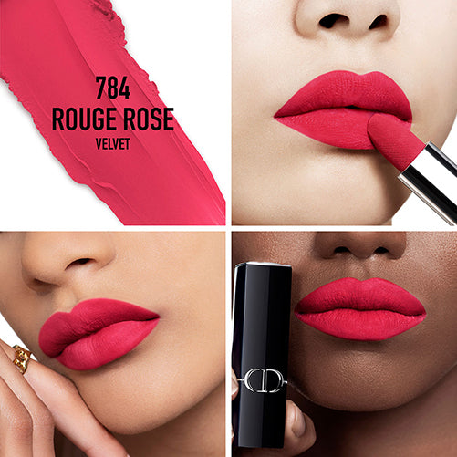 Dior Rouge Dior Lipstick (784 Rouge Rose Velvet)