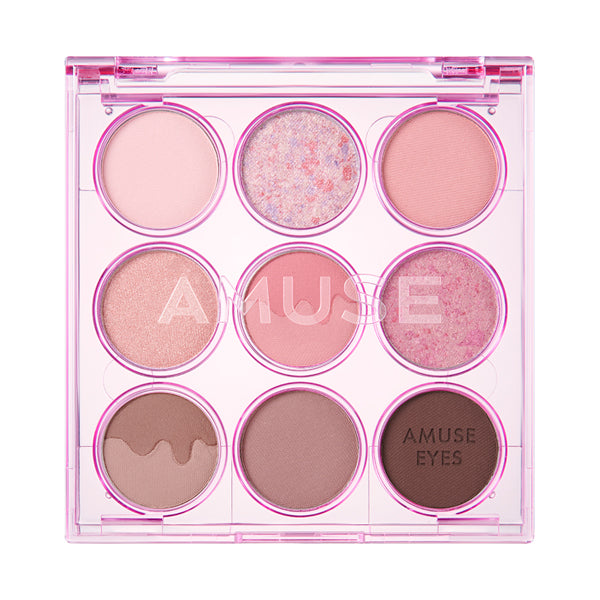 AMUSE Eye Color Palette SPF50 (02 Cool Rose) , 0.6x9