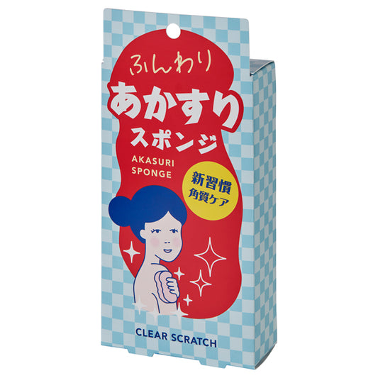 clear scratch Akasuri Sponge, 58g
