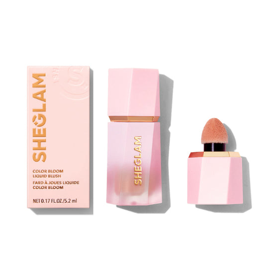 SHEGLAM Color Bloom Liquid Blush Matte Finish (Hush Hush), 5.2ml