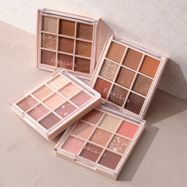 Kirei&co. Eyeshadow Palette, 01 Orange Brown