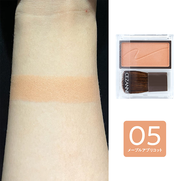 CEZANNE Cheek Blush, 05 Maple Apricot, 2.2g