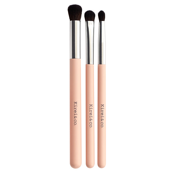 Eyeshadow and point makeup brush set of 3