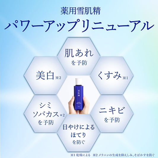 Sekkisei Medicated Sekkisei Brightening Essence Lotion, 200ml (Natural Floral)