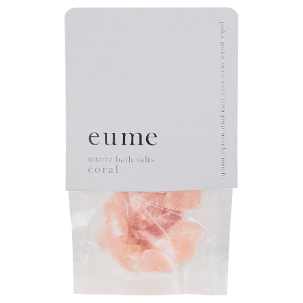 eume Quartz Bath Salt (Coral) Trial, 60g