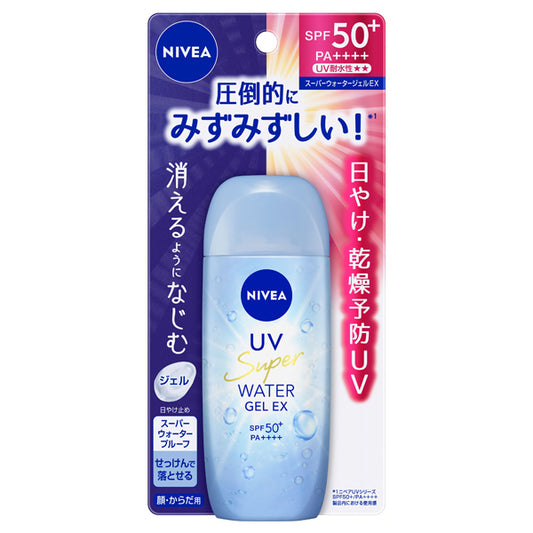Nivea UV Water Gel EX, SPF50+ PA++++, 80g