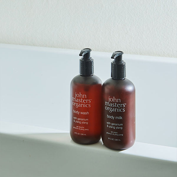 John Masters Organics G&Y (Geranium & Ylang Ylang) Body Wash, 236ml