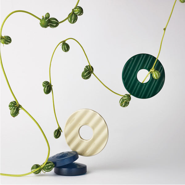 Pororoca Soap Dish Hasami-yaki (Forest Green), 10cm