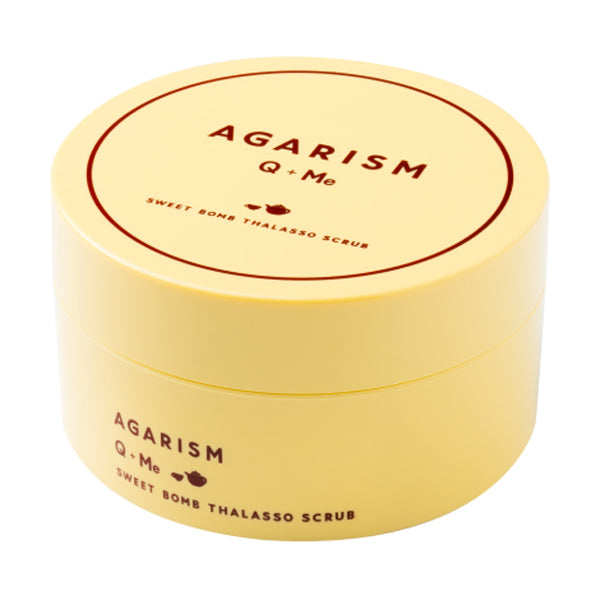 AGARISM Q+Me Sweet Bomb Thalasso Scrub, 180g (Lemon Tea)