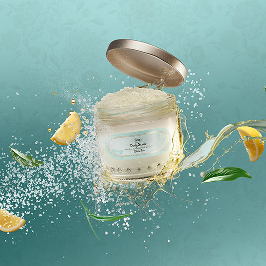 SABON White Tea Body Scrub, 600g, White Tea