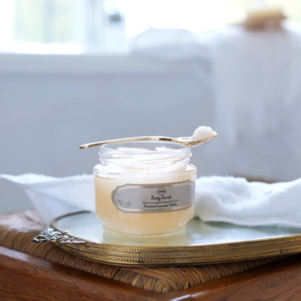 SABON Body Scrub Patchouli, Lavender, Vanilla, 600g, Patchouli, Lavender, Vanilla