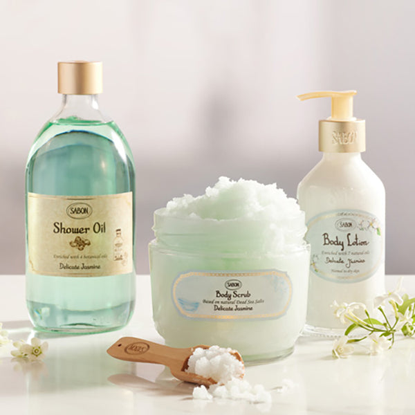SABON Body Scrub S Delicate Jasmine, 320g