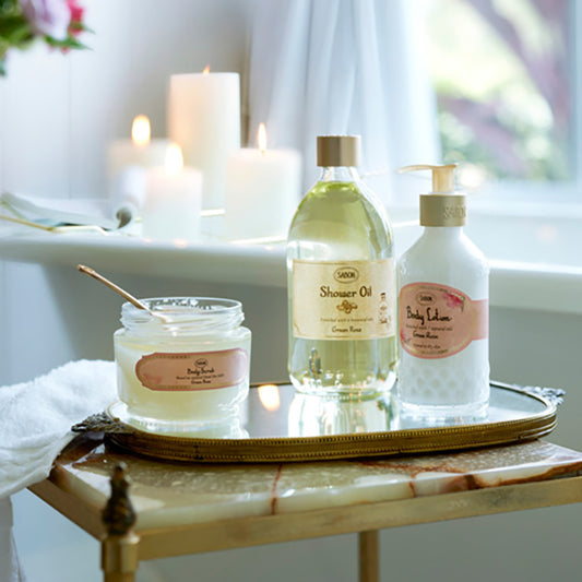 SABON Body Scrub S Green Rose, 320g