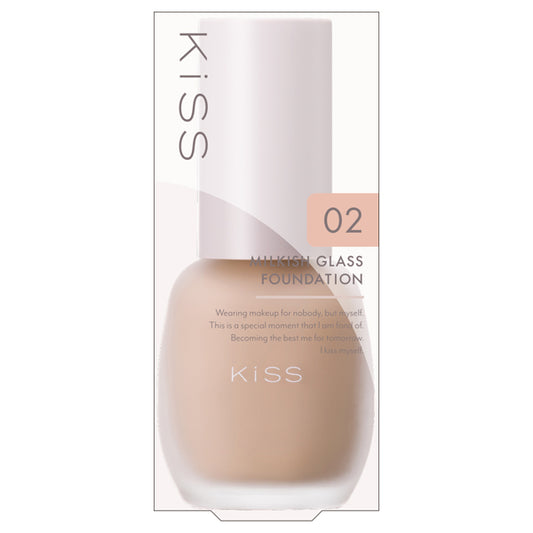 KiSS Milkyish Glass Foundation (02 Pink Beige)