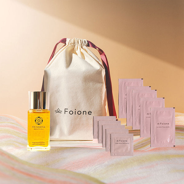 Princepia Oil Set, Bottle, Sample, Drawstring Bag, 30ml, Rich yet gentle on the skin, None, Essential Oil Blend Scent