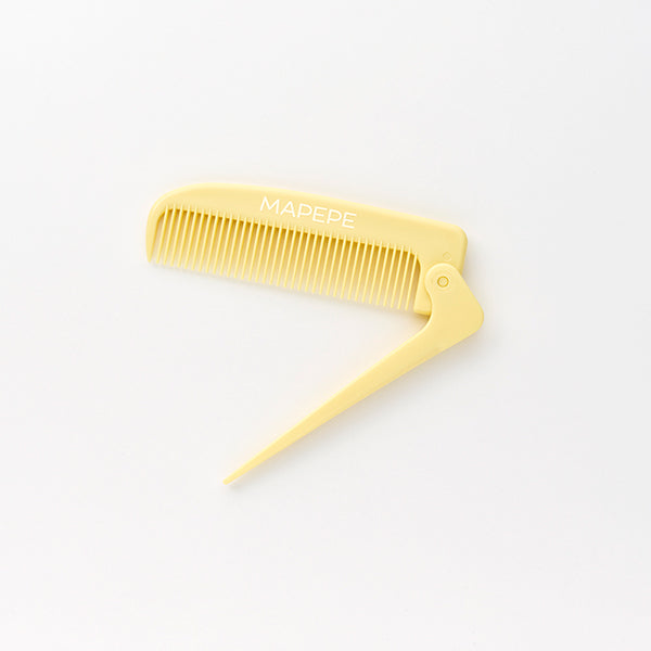 maPEPE Compact Pocket Comb (Lemon Cream)