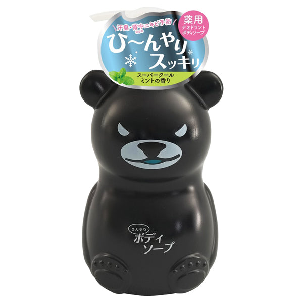 Cooling body soap, 380ml, Super cool mint scent