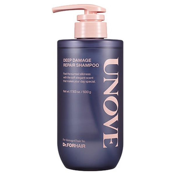 Unove Damage Repair Shampoo, 500ml (Fresh Floral Musk Scent)