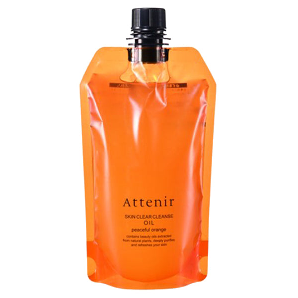 Attenir Skin Clear Cleanse Oil Aroma Type Eco Pack, 350ml (Peaceful Orange)