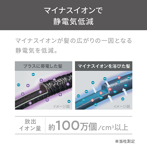 TESCOM Negative Ion Straight Iron TS460A-K (Black)