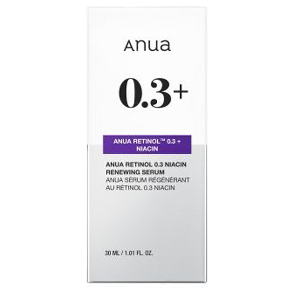 Anua RETINOL 0.3 NIACIN RENEWING SERUM, 30ml, Moisturizing