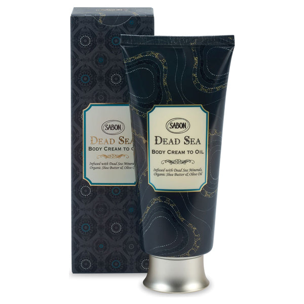 SABON Cream to Oil Dead Sea, 200ml, Salty Aromatic Green Scent