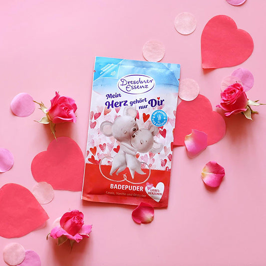 DRESDNER ESSENZ Bath Powder Love Love Love, 60g